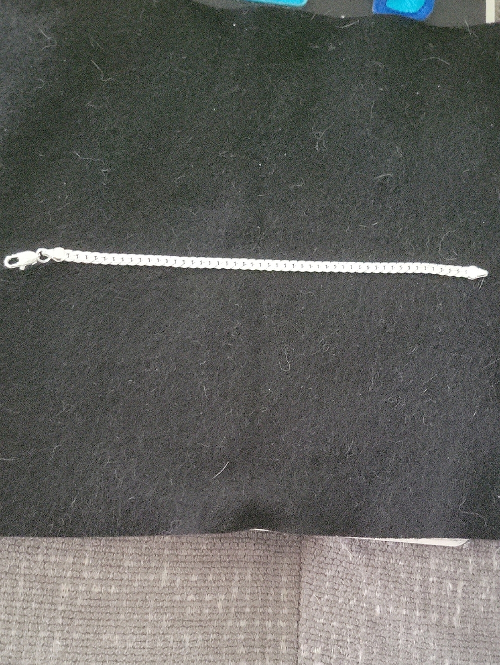 Source Unknown Silver Box Chain Bracelet